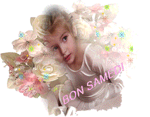 Gif animé Bon samedi fille